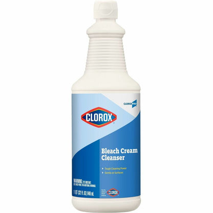 CloroxPro™ Bleach Cream Cleanser - For Multipurpose - Cream Cleanser - 32 fl oz (1 quart) - 8 / Carton