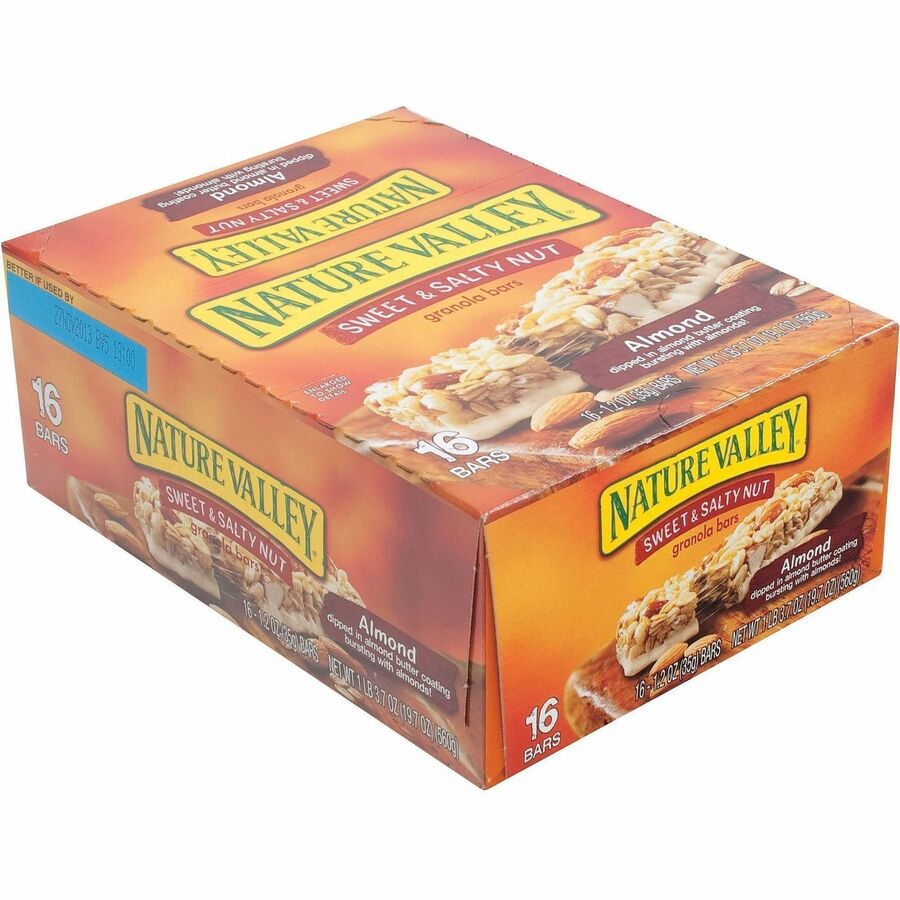 NATURE VALLEY Sweet & Salty Nut Bars - Sweet and Salty - 1.20 oz - 16 / Box