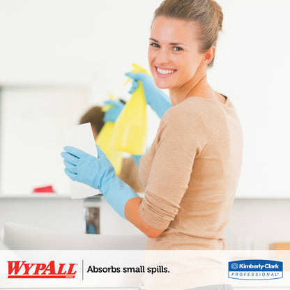 Wypall L10 Utility Wipes - For Glass - Soft - White - 18 / Carton