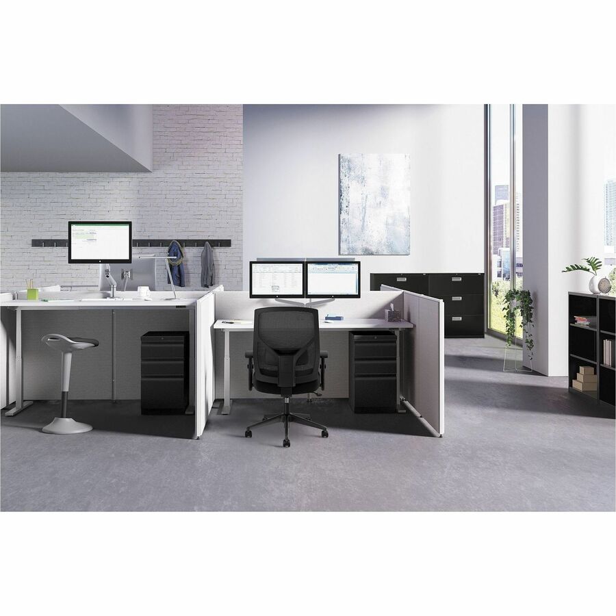 HON Verse HBV-P7260 Panel - 60" Width x 72" Height - Easy to Use, Upholstered, Durable, Leveling Glide, Glide - Metal, P