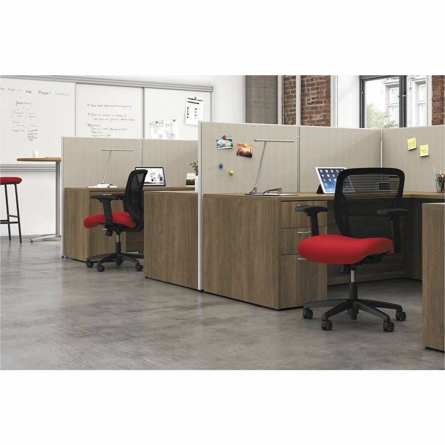 HON Verse HBV-P6060 Panel - 60" Width x 60" Height - Easy to Use, Upholstered, Durable, Leveling Glide, Glide - Metal, P