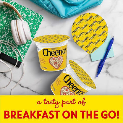 Cheerios Cereal-in-a-Cup - Original - 1 Serving Cup - 1.30 oz - 1 Pack