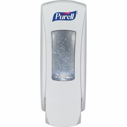 PURELL® ADX-12 Dispenser - Manual - 1.27 quart Capacity - Refillable, Site Window, Lockable Cover - White - 1 Each