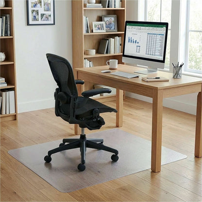 Lorell Rectangular Non-Studded Chair Mat for Hard Floors - 36" x 48" - Tile Floor, Vinyl Floor, Hardwood Floor - 1 Each