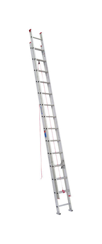 Werner 28 ft. H Aluminum Extension Ladder Type III 200 lb. cap.