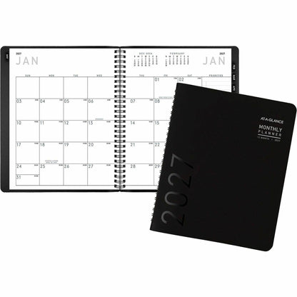 At-A-Glance Contemporary Planner - Julian Dates - Monthly - 1 Year - January 2027 to December 2027 - 1 Month Double Page