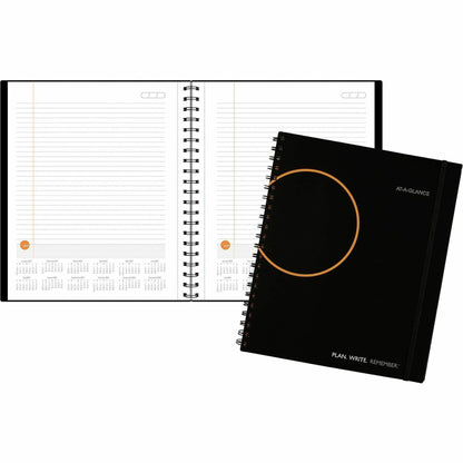 At-A-Glance Plan. Write. Remember. Undated Planning Notebook with Reference Calendars - Large - Julian Dates - Daily - 1