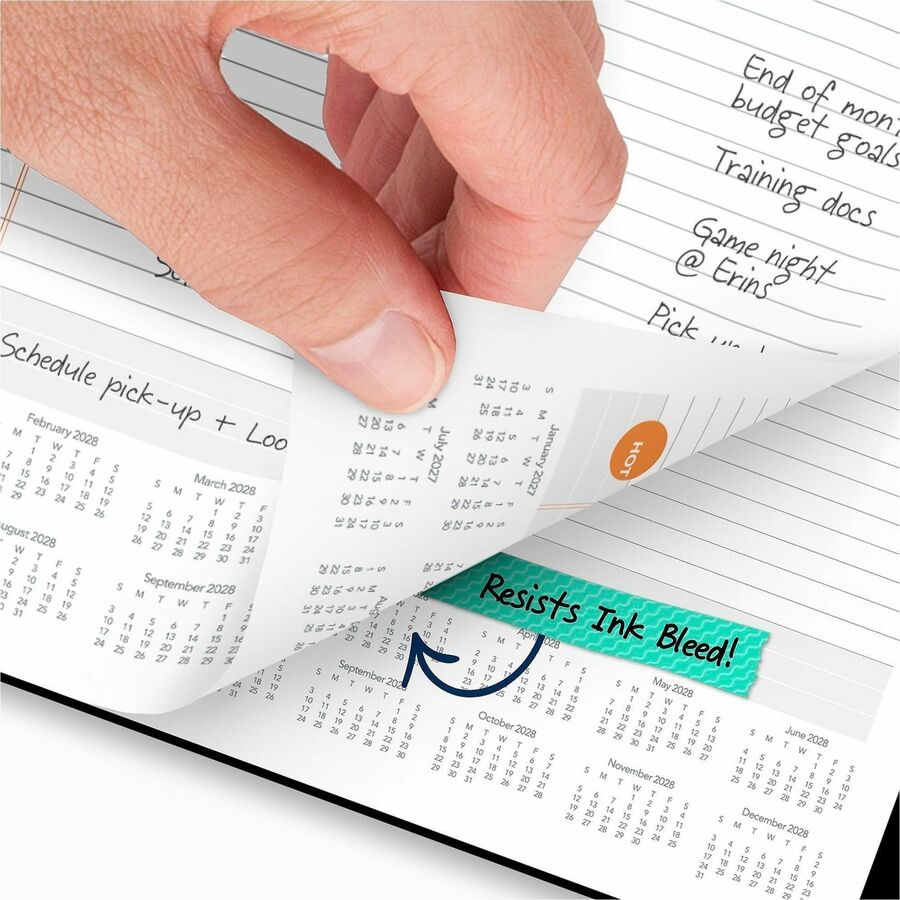 At-A-Glance Plan. Write. Remember. Undated Planning Notebook with Reference Calendars - Large - Julian Dates - Daily - 1