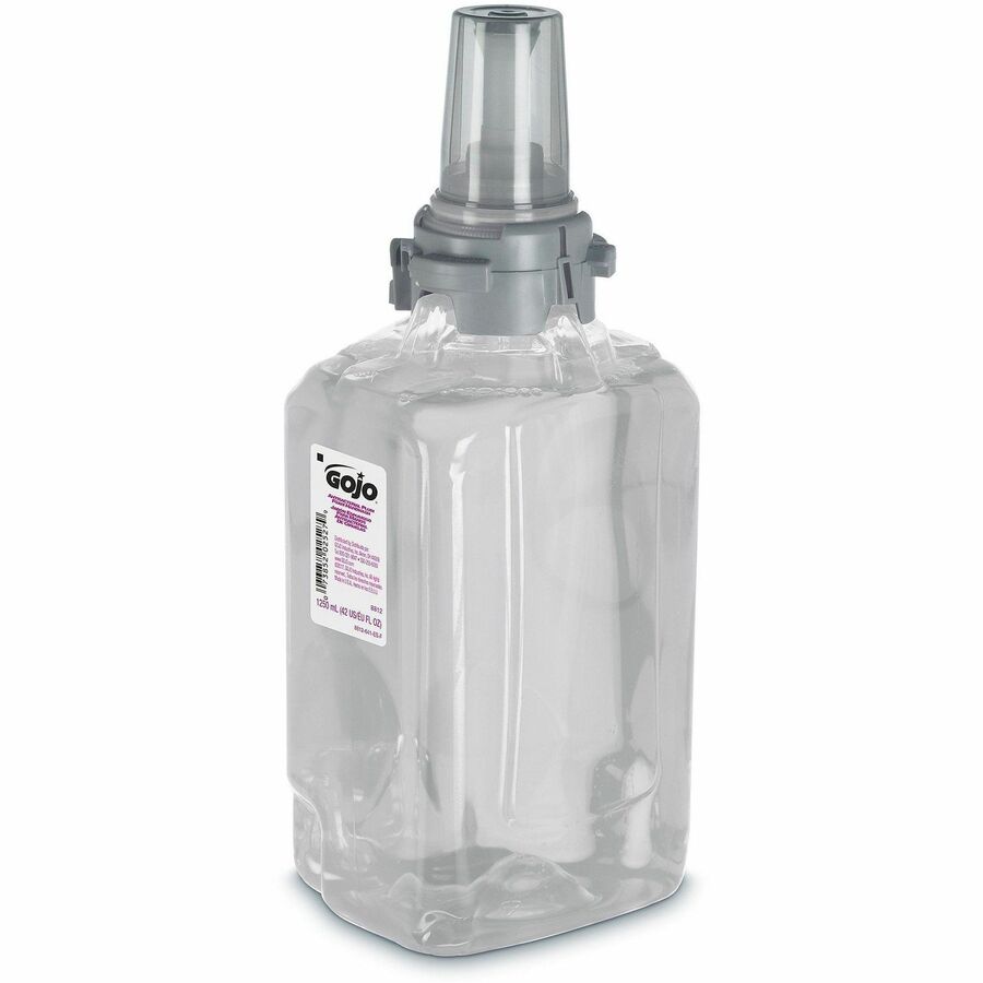 Gojo® Antibacterial Handwash ADX-12 Dispenser Refill - Plum Scent - 1.32 quart - Push Pump Dispenser - Bacteria Remover 