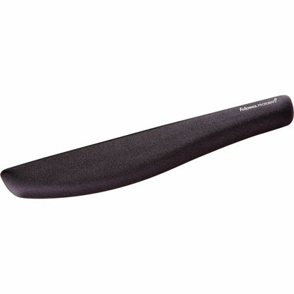 Fellowes PlushTouch Microban Keyboard Wrist Rest - 1" Height x 18.13" Width x 3.19" Depth - Black - Polyurethane - 1 Eac