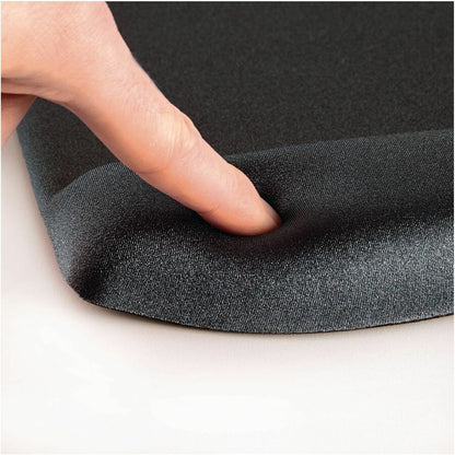 Fellowes PlushTouch Microban Keyboard Wrist Rest - 1" Height x 18.13" Width x 3.19" Depth - Black - Polyurethane - 1 Eac
