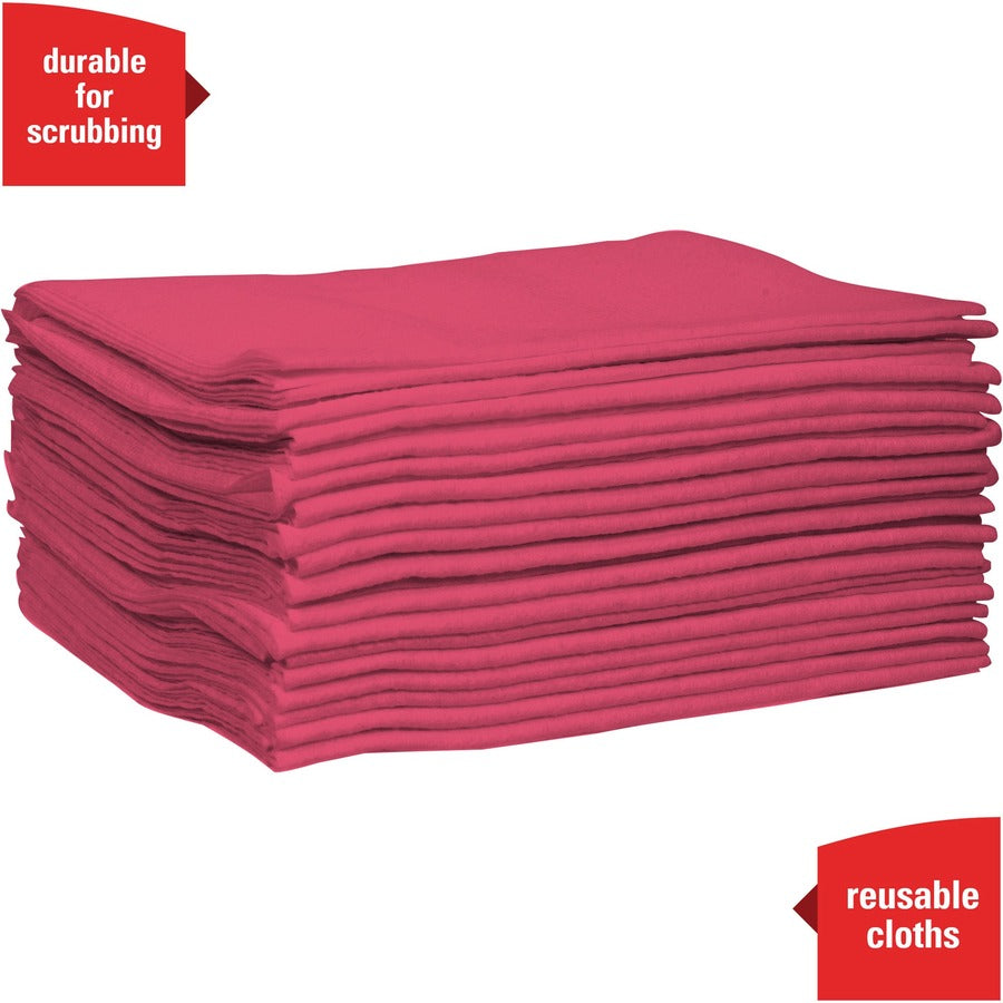 Wypall PowerClean X80 Heavy Duty Cloths Extended Use Cloths - Quarter-fold - For Industry, Rough Surface, Multipurpose -