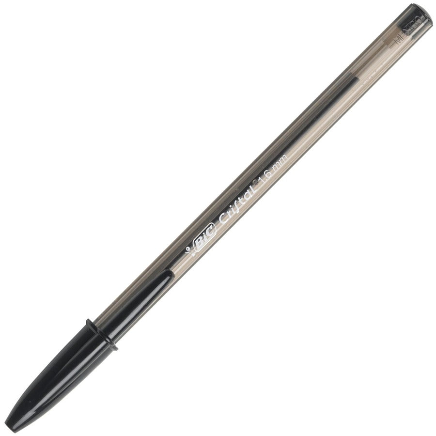 BIC Cristal Ballpoint Pen - 1.6 mm Bold Pen Point - Assorted Ink - Translucent Barrel - 24 / Pack