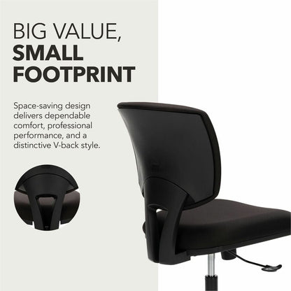 HON Volt Series Task Chair - Black - Fabric - 1 Each