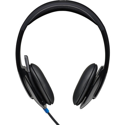 Logitech H540 USB Headset - Stereo - USB - Wired - Over-the-head - Binaural - Semi-open - Black