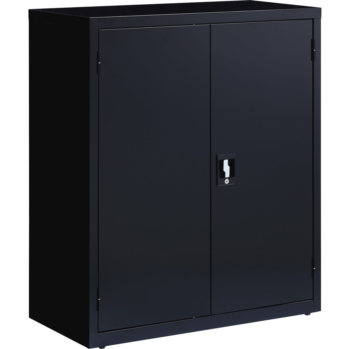 Lorell Fortress Series Storage Cabinet - 36" Width x 18" Depth x 42" Height - 3 x Shelf(ves) - Recessed Locking Handle, 
