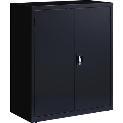Lorell Fortress Series Storage Cabinet - 36" Width x 18" Depth x 42" Height - 3 x Shelf(ves) - Recessed Locking Handle, 