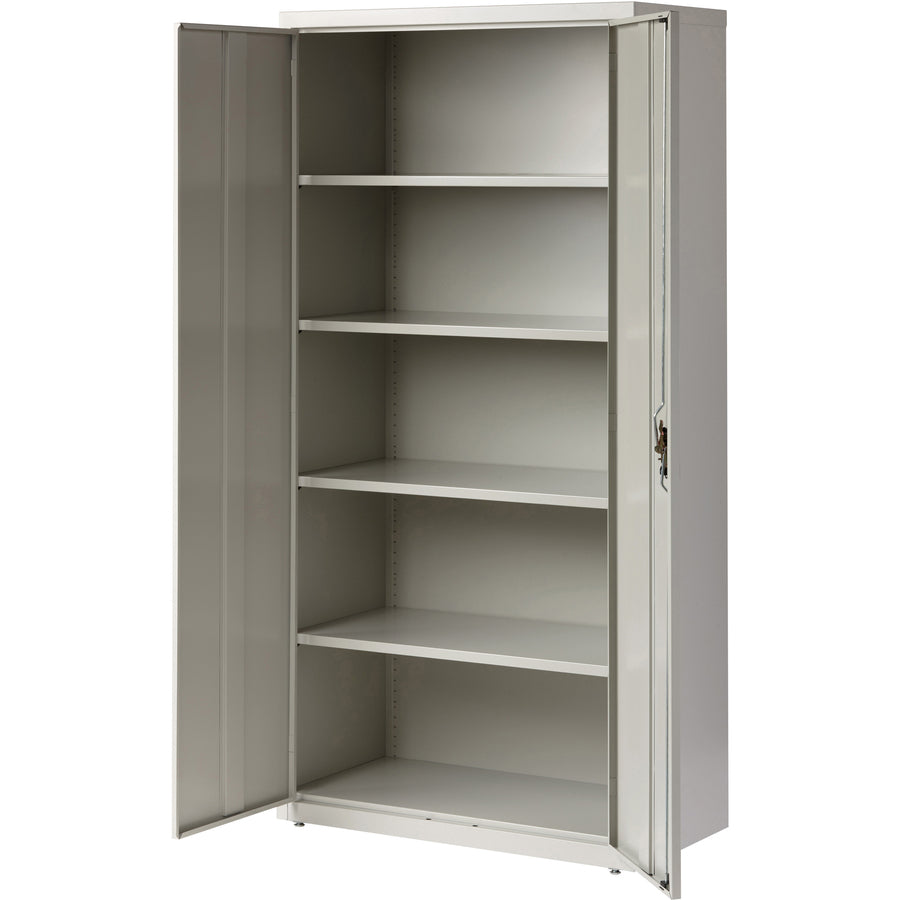 Lorell Fortress Series Storage Cabinet - 36" Width x 18" Depth x 72" Height - 5 x Shelf(ves) - Recessed Locking Handle, 
