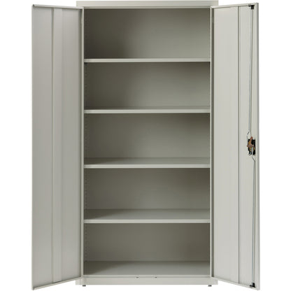 Lorell Fortress Series Storage Cabinet - 36" Width x 18" Depth x 72" Height - 5 x Shelf(ves) - Recessed Locking Handle, 
