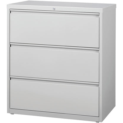 Lorell Fortress Series Lateral File - 36" Width x 18.6" Depth x 40.3" Height - 3 x Drawer(s) for File - Letter, Legal, A