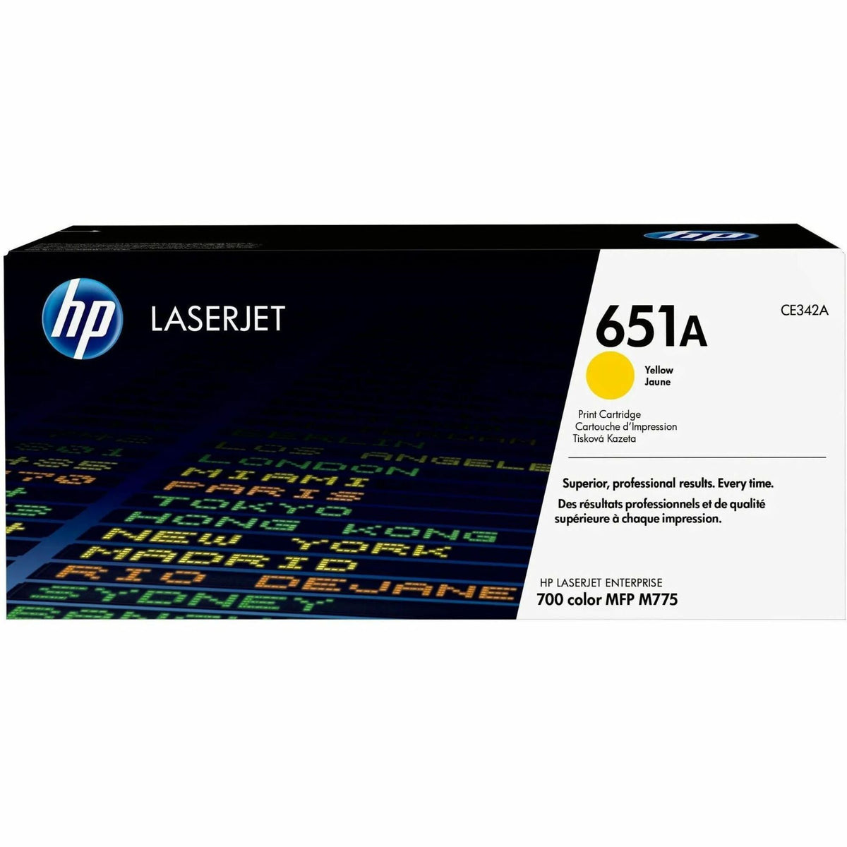 HP 651A Original Standard Yield Laser Toner Cartridge - Single Pack - Yellow - 1 Each - 16000 Pages