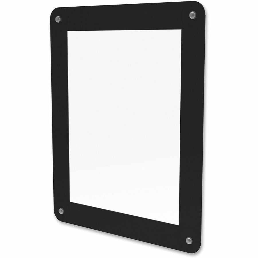 Deflecto Window Display - 8.5" Width x 11" Height - Rectangular Shape - Glass-mountable, Window-mountable - Double Sided