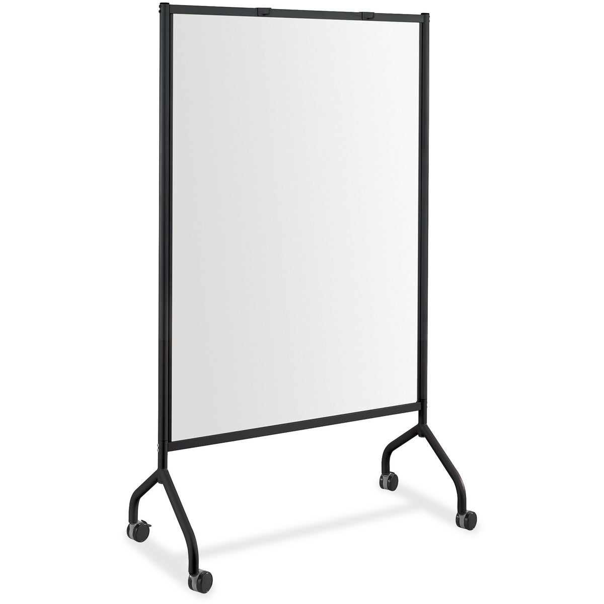 Safco Impromptu Magnetic Whiteboard Screens - White Surface - Black Steel Frame - Rectangle - Magnetic - Marker Tray, Ca