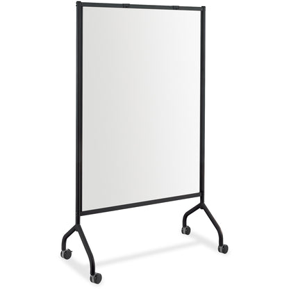 Safco Impromptu Magnetic Whiteboard Screens - White Surface - Black Steel Frame - Rectangle - Magnetic - Marker Tray, Ca