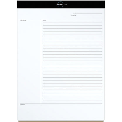 TOPS FocusNotes Legal Pad - Legal - 50 Sheets - Double Stitched - 16 lb Basis Weight - Legal - 8 1/2" x 11 3/4" Sheet Si