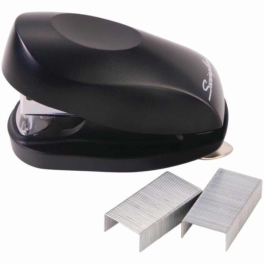 Swingline Tot Stapler - Staples Upto 12 Sheet of 20lb Paper - Holds Upto 50 Staple - Mini - Staple Size: 0.25" - Black -