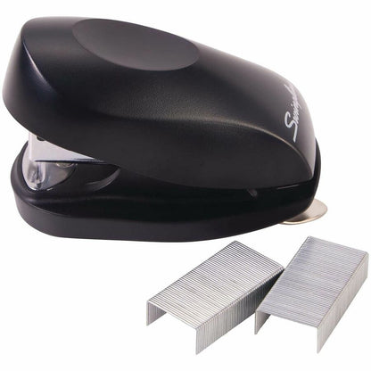 Swingline Tot Stapler - Staples Upto 12 Sheet of 20lb Paper - Holds Upto 50 Staple - Mini - Staple Size: 0.25" - Black -