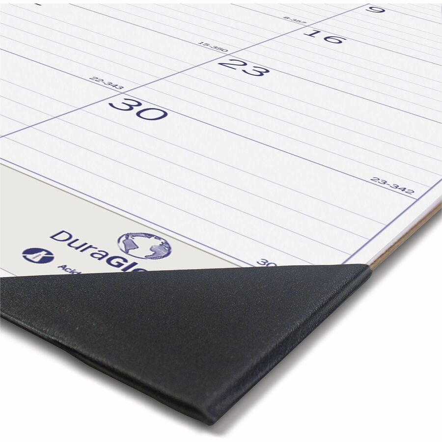 Blueline DuraGlobe Monthly Desk Pad Calendar - Julian Dates - Monthly - 12 Month - January 2027 to December 2027 - 1 Mon