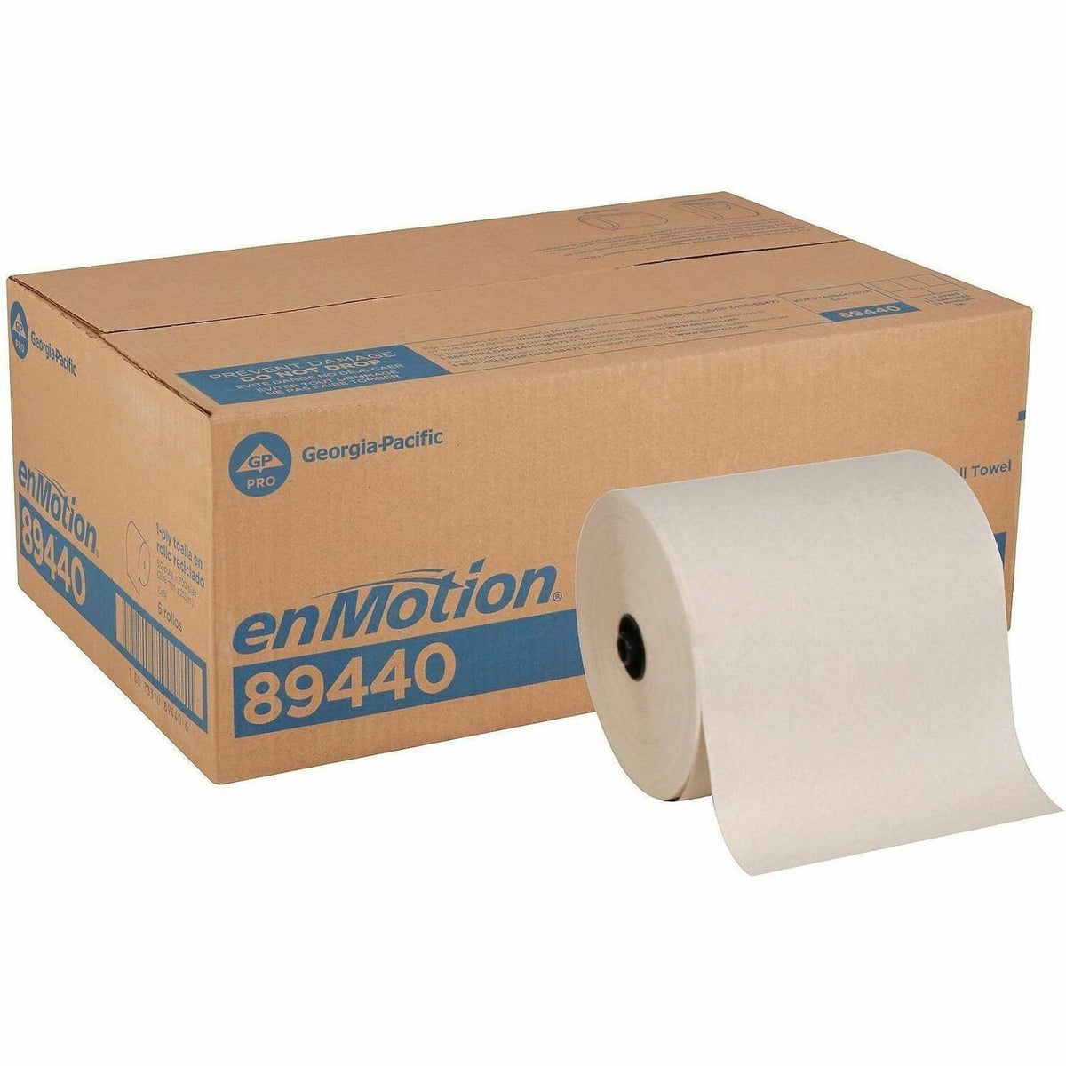enMotion 8" Recycled Paper Towel Rolls by GP Pro - 8.25" Width x 700 ft Length - Brown - 6 / Carton