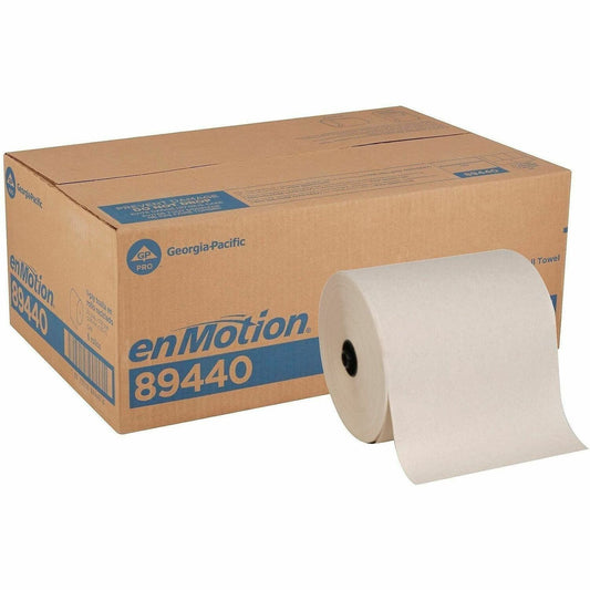 enMotion 8" Recycled Paper Towel Rolls by GP Pro - 8.25" Width x 700 ft Length - Brown - 6 / Carton