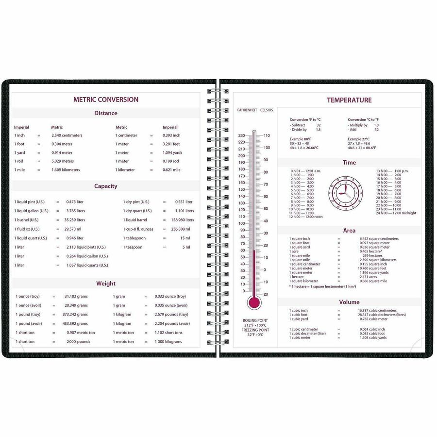 Brownline DuraFlex Weekly Planner - Julian Dates - Weekly - 12 Month - January 2027 to December 2027 - 7:00 AM to 8:45 P