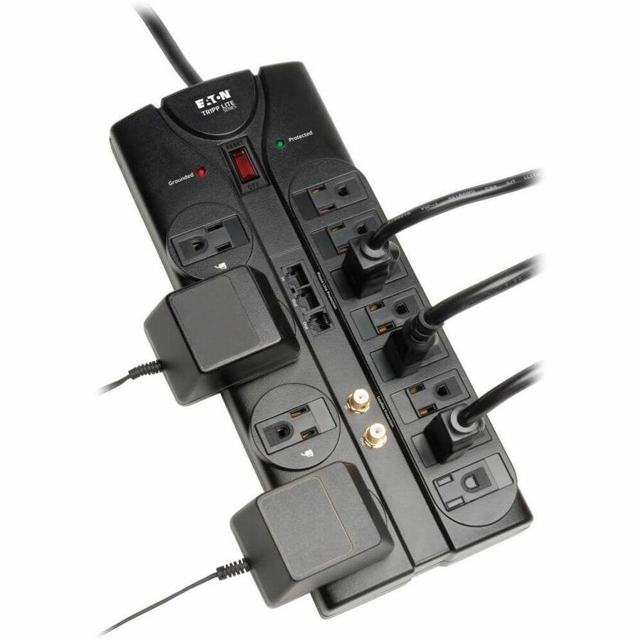 Tripp Lite series Protect It! Surge Suppressor - NEMA 5-15P - 12 x NEMA 5-15R - 1800 VA - 2880 J - 120 V AC Input - 216 