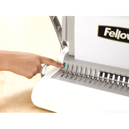 Fellowes Star+ 150 Manual Comb Binding Machine - CombBind - 150 Sheet(s) Bind - 15 Punch - 3.1" Height x 17.7" Width x 9
