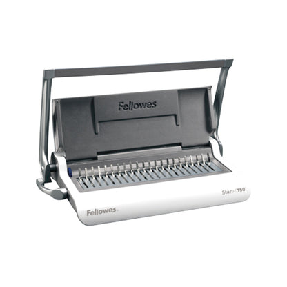 Fellowes Star+ 150 Manual Comb Binding Machine - CombBind - 150 Sheet(s) Bind - 15 Punch - 3.1" Height x 17.7" Width x 9