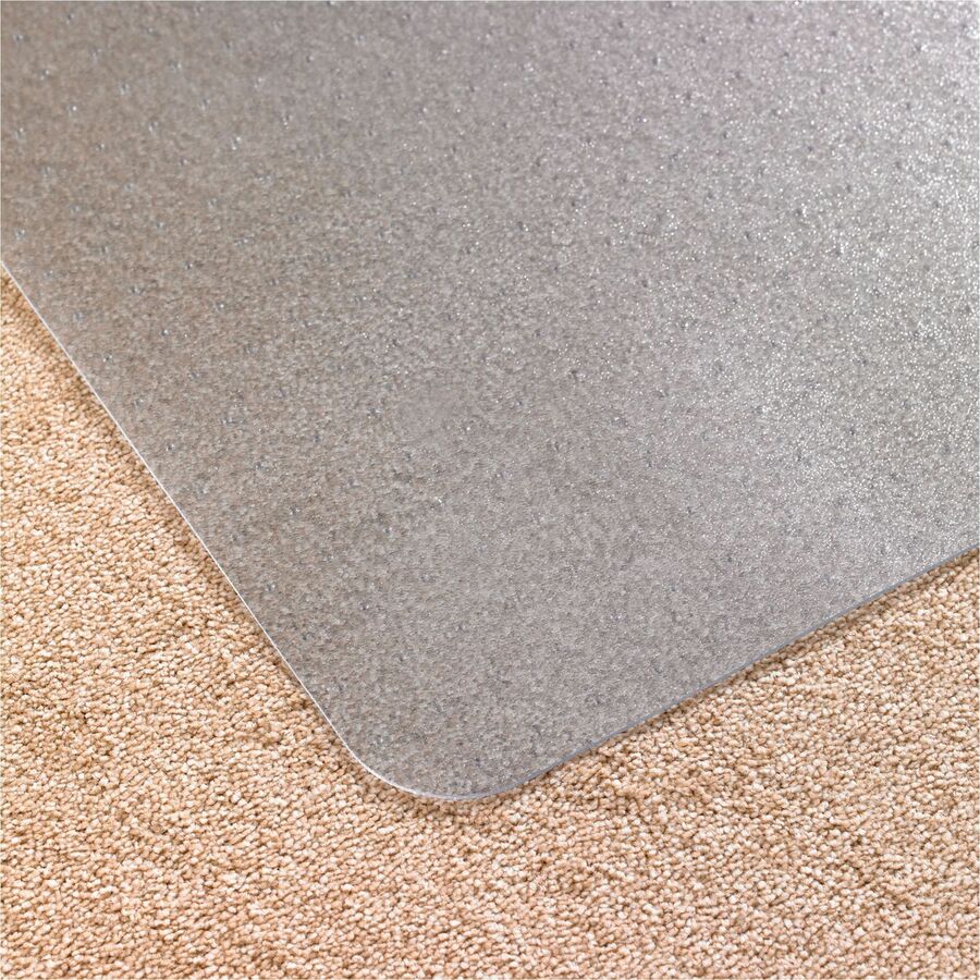 Floortex Phthalate-Free Vinyl Rectangular Chair Mat for Carpets up to 1/4" - 48" x 60" - Carpeted Floor, Home, Office, C