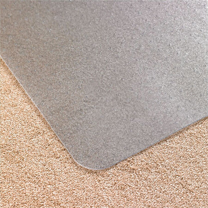 Floortex Phthalate-Free Vinyl Rectangular Chair Mat for Carpets up to 1/4" - 45" x 53" - Carpeted Floor, Home, Office, C