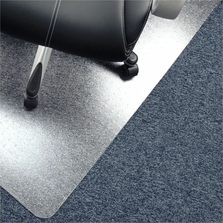 Floortex Phthalate-Free Vinyl Rectangular Chair Mat for Carpets up to 1/4" - 45" x 53" - Carpeted Floor, Home, Office, C
