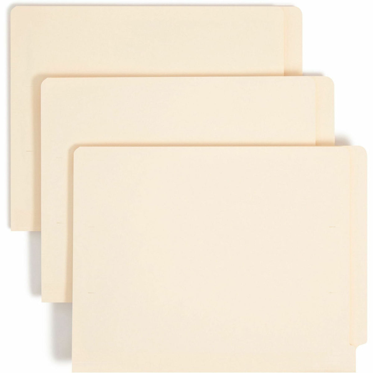 Smead TUFF Straight Tab Cut Letter Recycled End Tab File Folder - 8 1/2" x 11" - 3/4" Expansion - 2 x 2B Fastener - 2" f