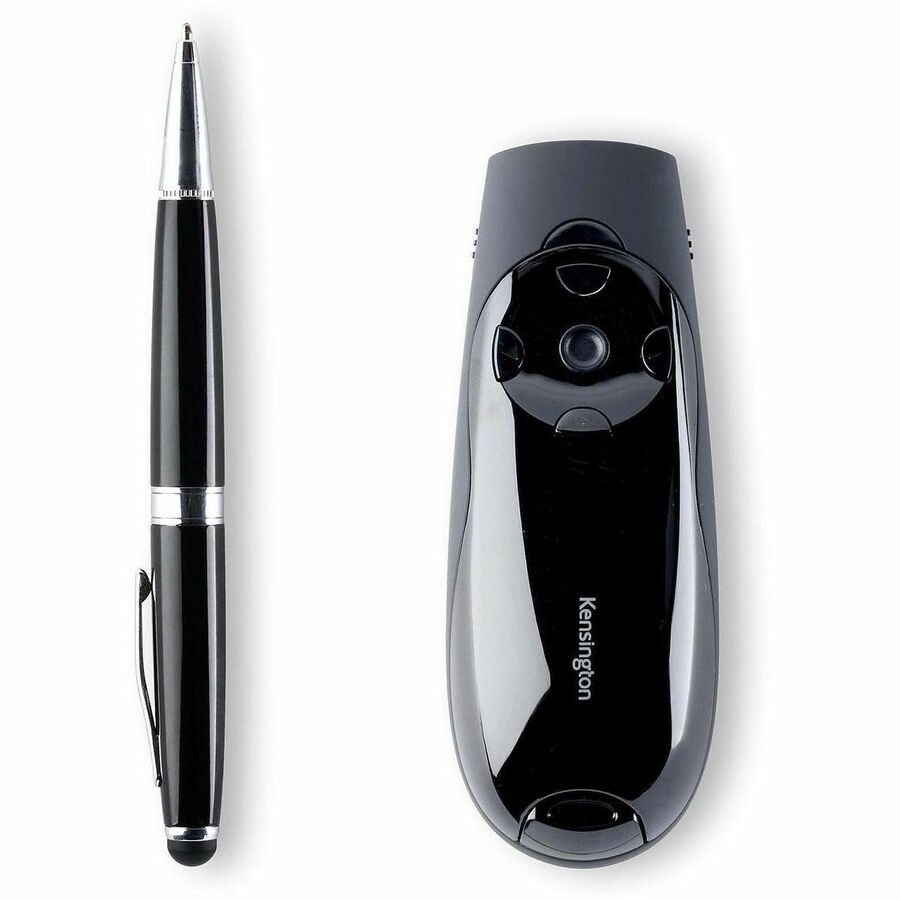 Kensington Green Laser Presenter Expert - Laser - Wireless - 164.04 ft - Radio Frequency - 2.40 GHz - Black - USB - 4 Bu
