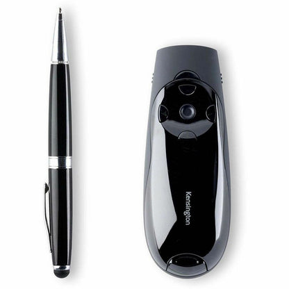 Kensington Green Laser Presenter Expert - Laser - Wireless - 164.04 ft - Radio Frequency - 2.40 GHz - Black - USB - 4 Bu