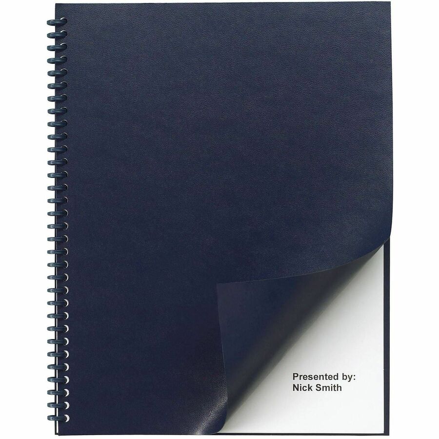 GBC Regency Letter Presentation Cover - 8 1/2" x 11" - 200 Sheets Capacity - Imitation Leather, Faux Leather, Paper Stoc