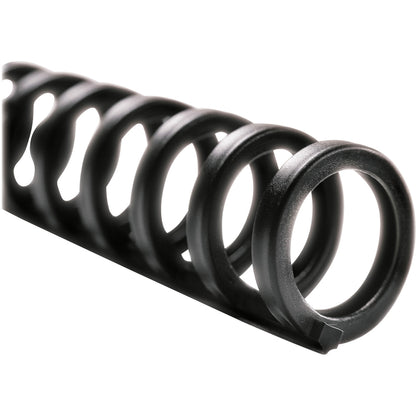 GBC ProClick Easy-Editing Binding Spines - 0.63" Maximum Capacity - 110 x Sheet Capacity - 32 x Rings - Black - Plastic 