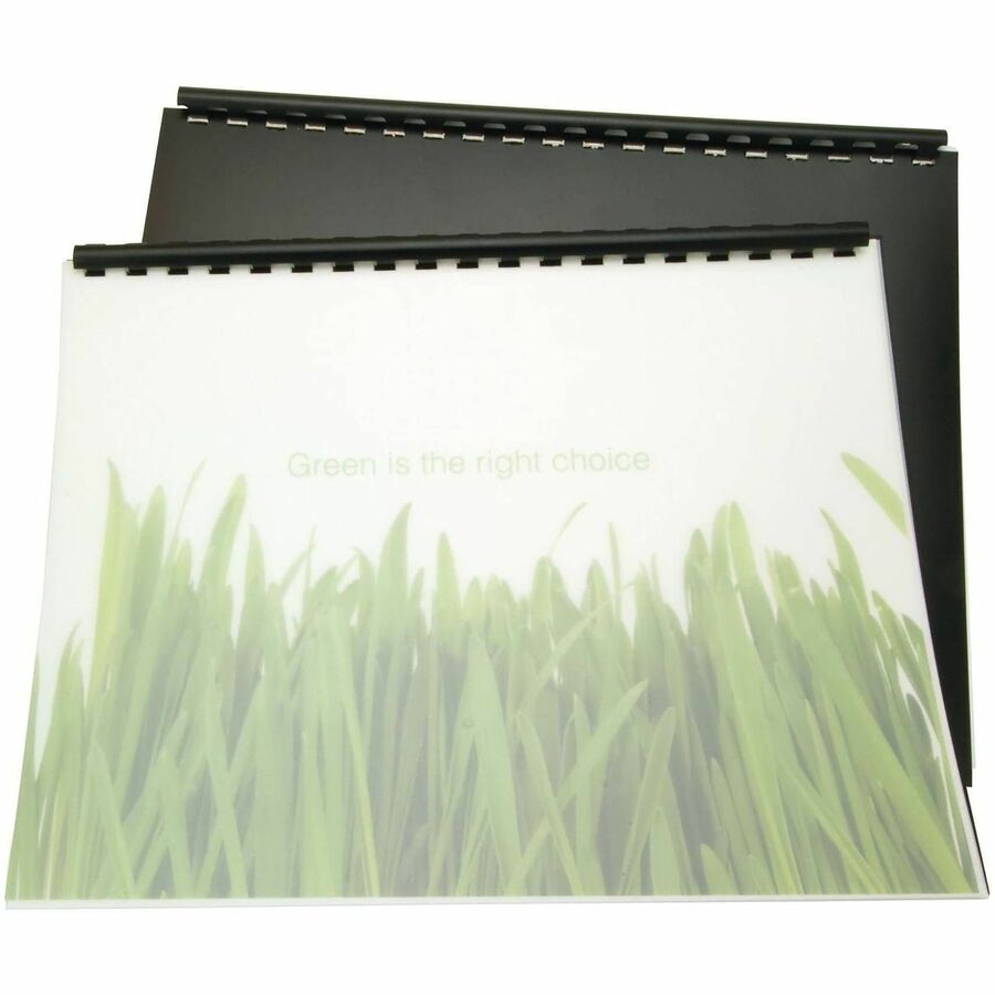 GBC Binding Presentation Covers - 0.4" Height x 8.5" Width x 11" Length - For Letter 8 1/2" x 11" Sheet - Frost - Poly -