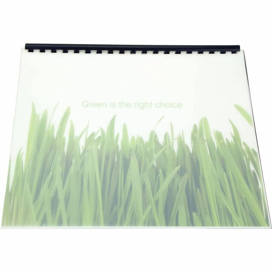 GBC Binding Presentation Covers - 0.4" Height x 8.5" Width x 11" Length - For Letter 8 1/2" x 11" Sheet - Frost - Poly -