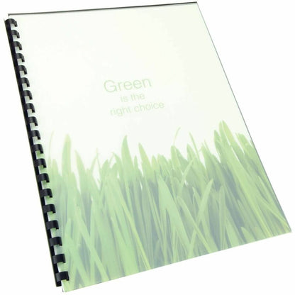 GBC Binding Presentation Covers - 0.4" Height x 8.5" Width x 11" Length - For Letter 8 1/2" x 11" Sheet - Frost - Poly -