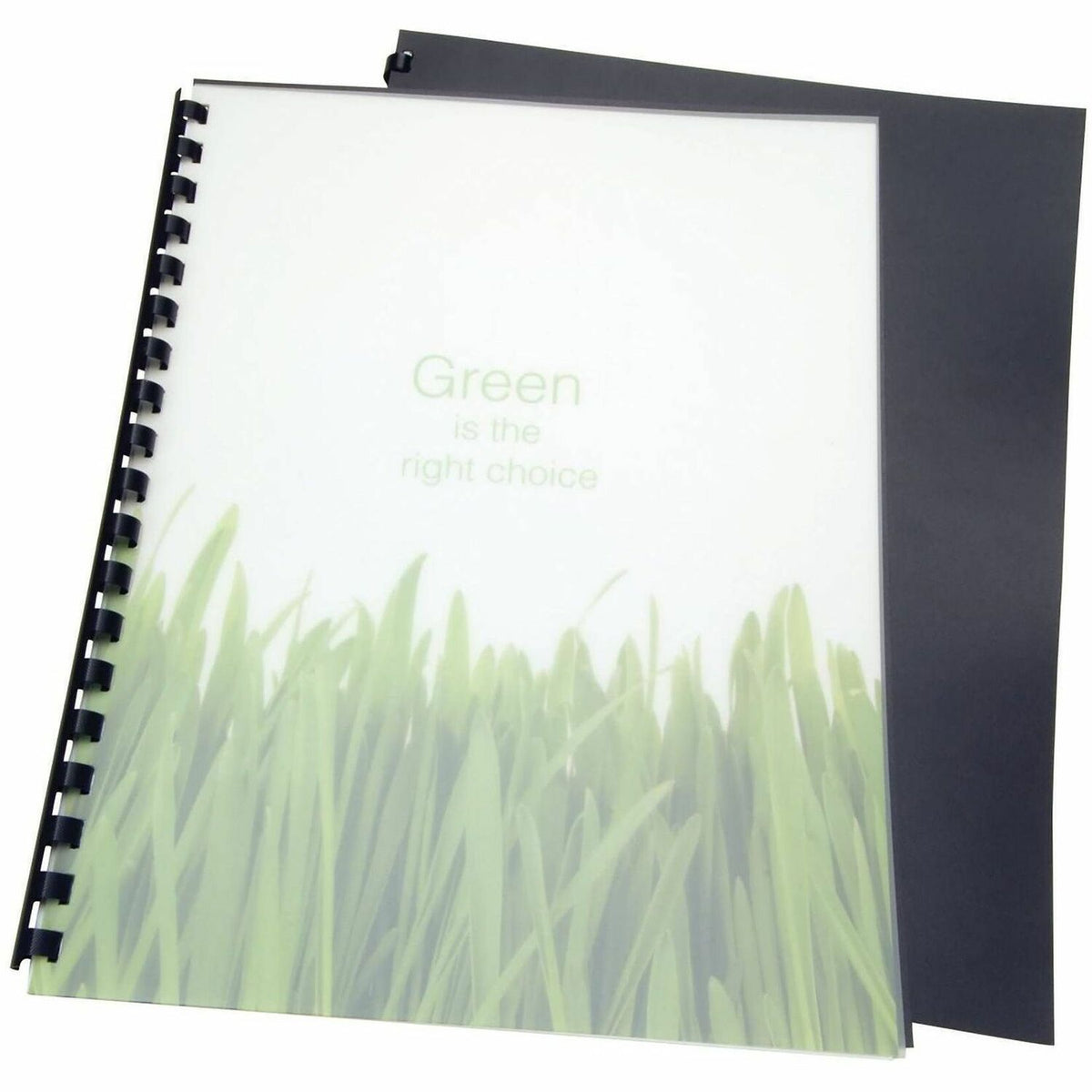 GBC Binding Presentation Covers - 0.4" Height x 8.5" Width x 11" Length - For Letter 8 1/2" x 11" Sheet - Frost - Poly -